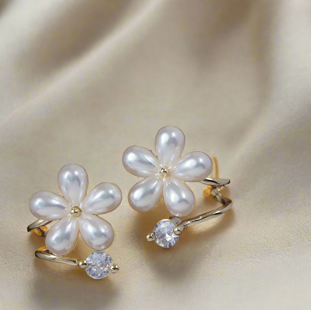 Floral Fancy Drop Earrings