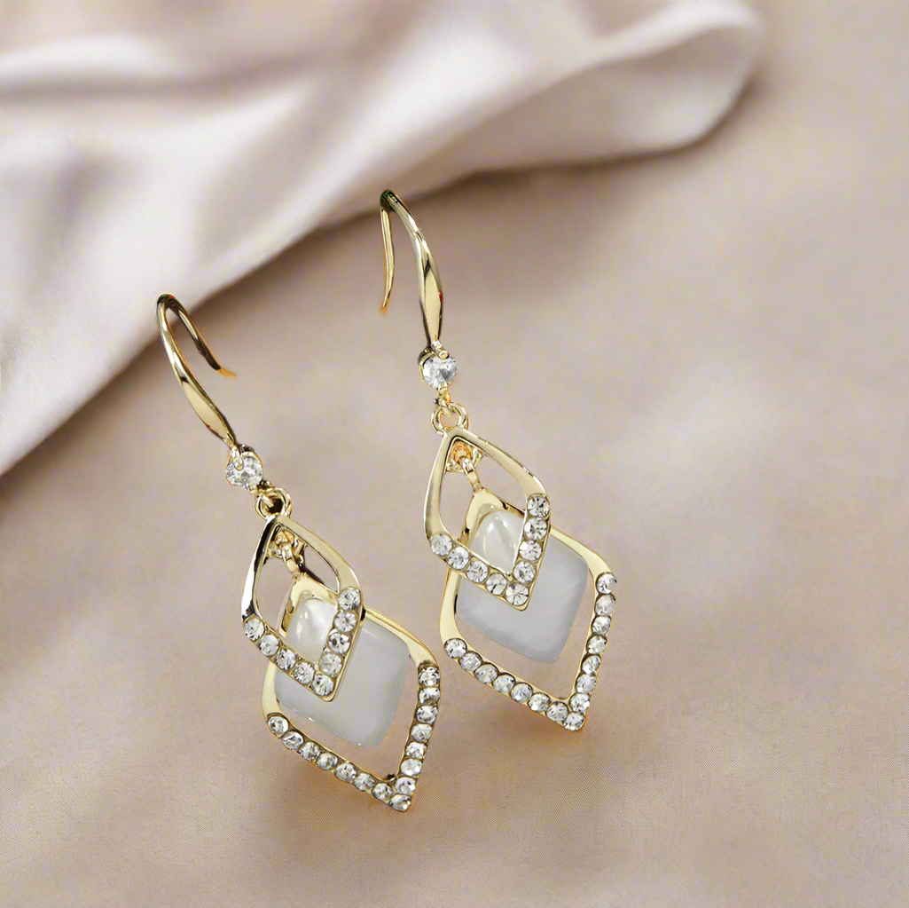 Opal Stone Drop Earring
