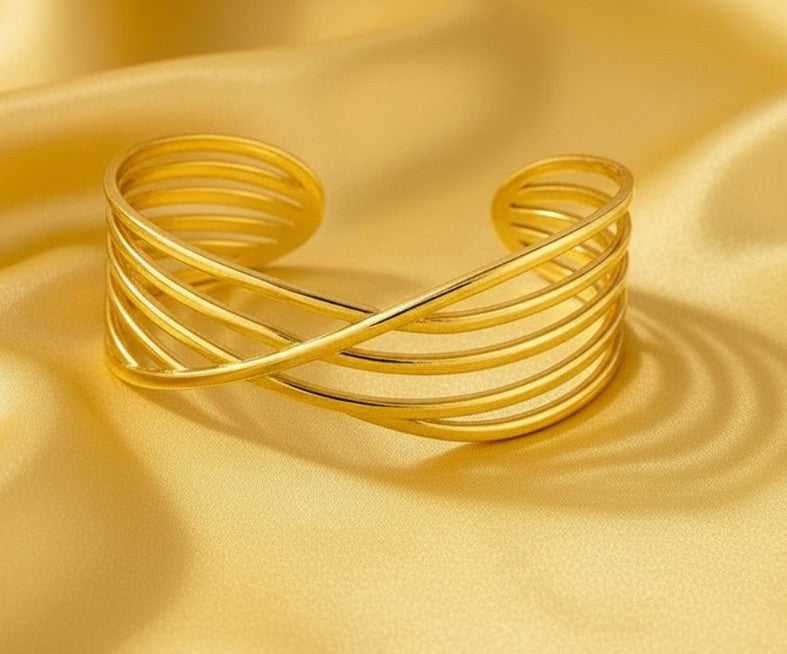 CrissCross Stylish Cuff Kada