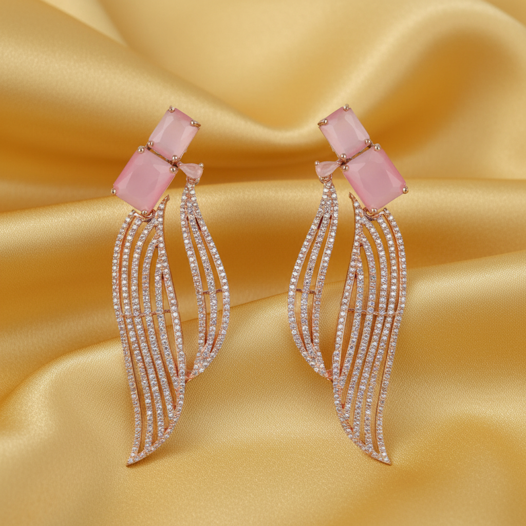 American Diamond Class Dangler Earrings