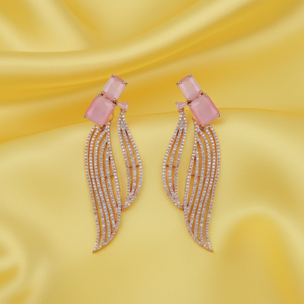 American Diamond Class Dangler Earrings