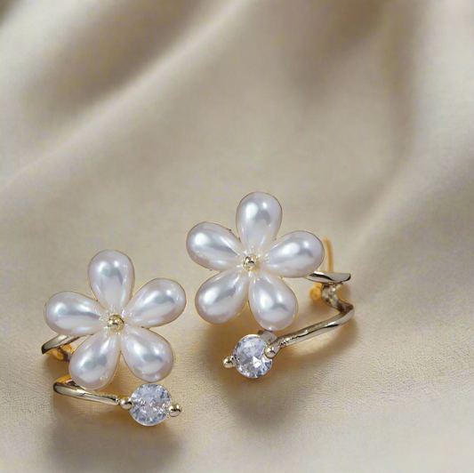 Floral Fancy Drop Earrings