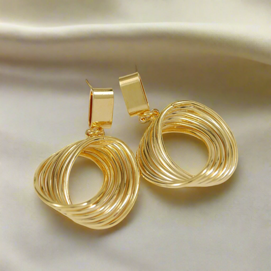 Swirl Drop Earrings