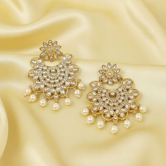 Kundan Stone Dangler Earrings