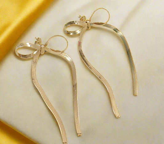 Long Bow Earrings