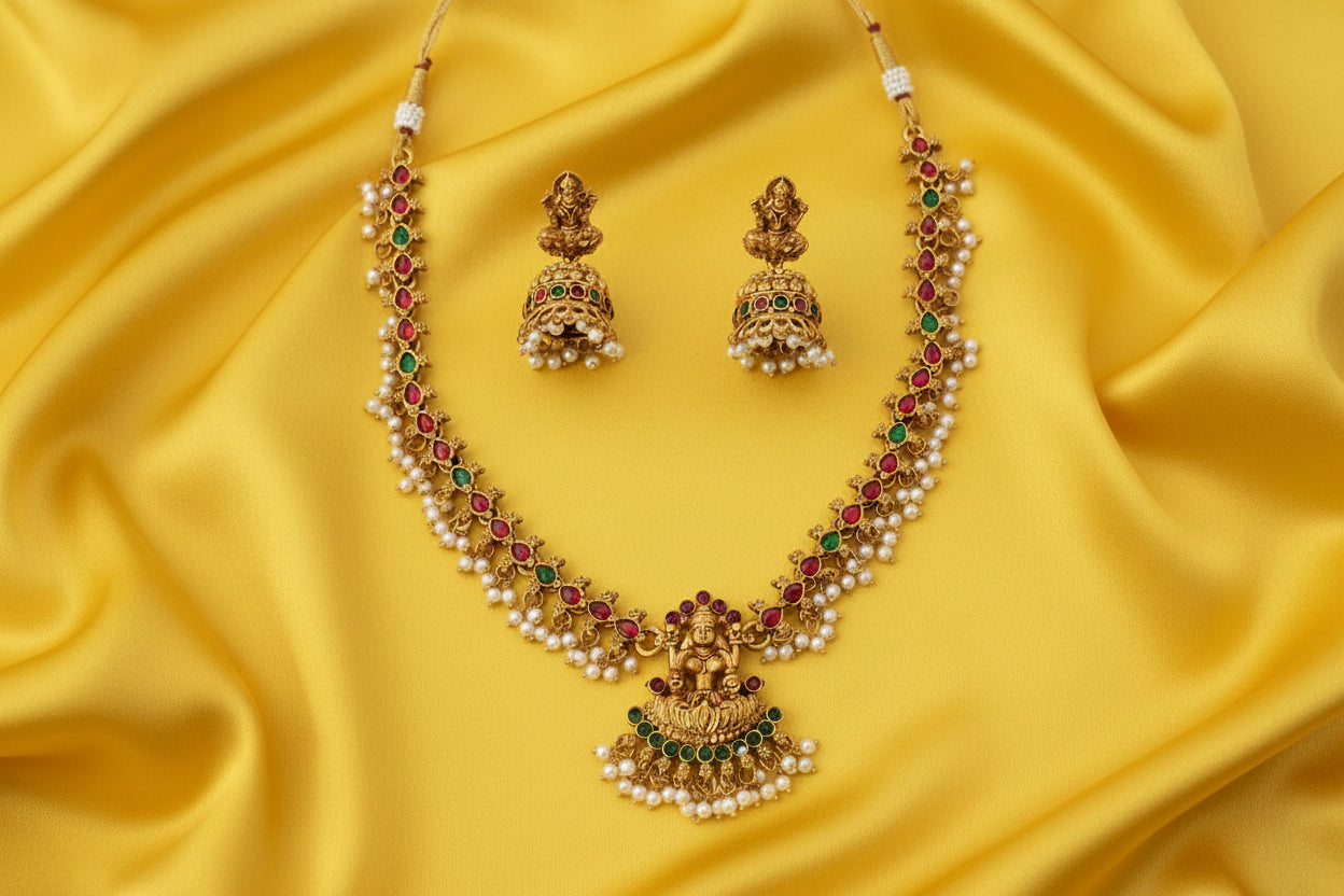 Temple Necklace Set